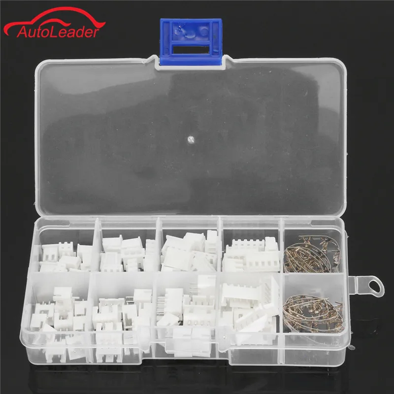 

40 Sets 2/3/4/5Pin Right Angle XH 2.5mm Male and Female Pitch Terminal/Housing/Pin Header Connector Adaptor XH Kits