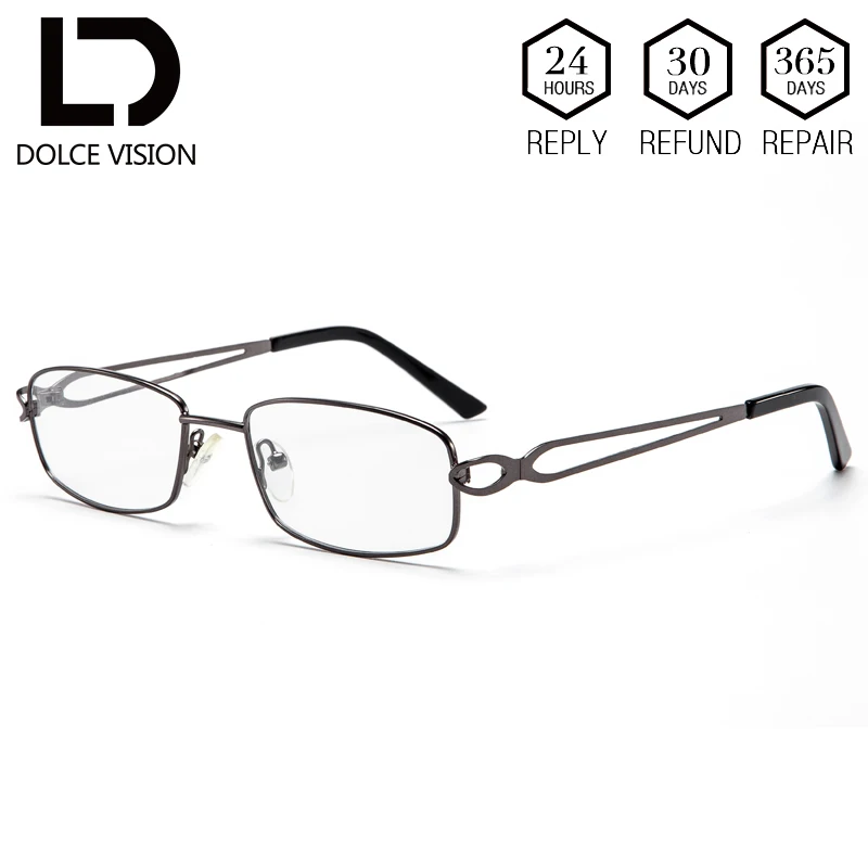 

DOLCE VISION Classic Optical Women Glasses Astigmatism Prescription Clear Lens Corrective Glasses Women Retro Design Spectacles