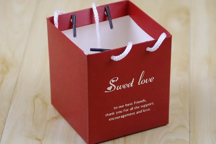 100pcs Multicolor Wedding Chocolate Boxes Candy Box Sweet Bags for Guest Wedding Party Favors and Gifts Decoration Tote Bag (12)