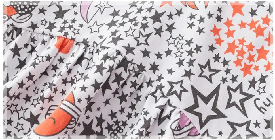 Little maven/детская брендовая одежда для маленьких девочек; коллекция года; сезон осень; хлопковые топы с длинными рукавами для девочек; Футболка с принтом звезды и Луны; 51126