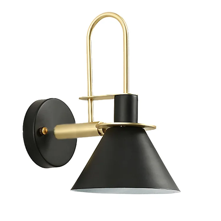 Post Modern Wall Lights Sconce Creative Iron Horn LED Nordic Simple Modern Wall Light For Bedside Wall Lamp Home Indoor Lighting Fixture E27 E26 (4)