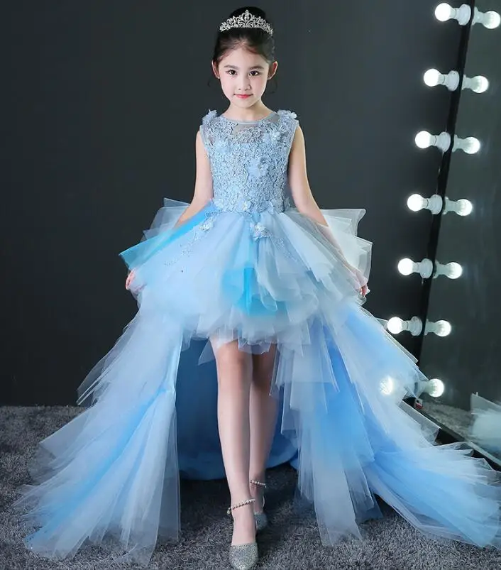 baby blue kids dress