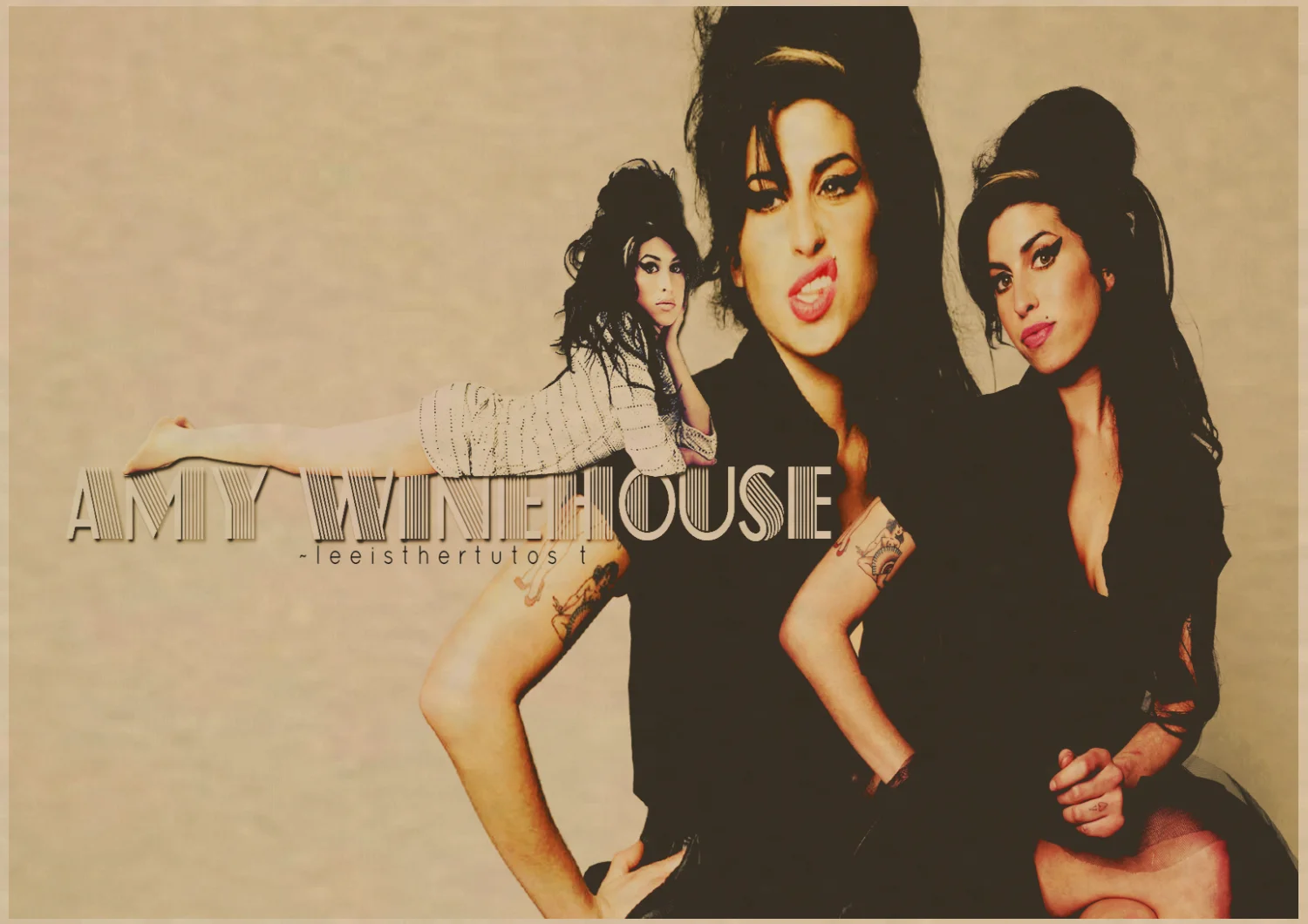 Музыкальный певец Amy Winehouse плакат печать на крафтовой бумаге постер в стиле ретро домашний Декор настенный художественный плакат комната декорация декор для стен - Цвет: 26