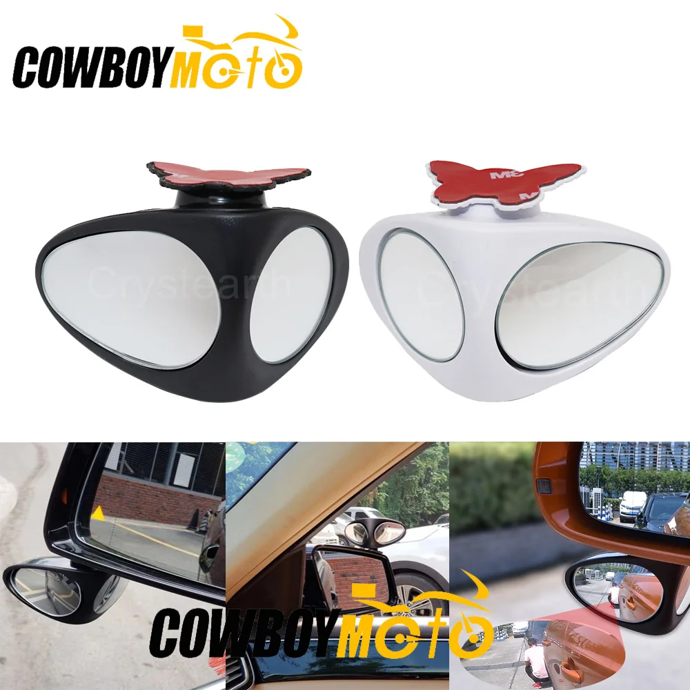 

Universal Car Auto SUV Truck Blind Spot Mirror Wide Angle Convex Rear View Auxiliary Reversing Mirror for Parking Security