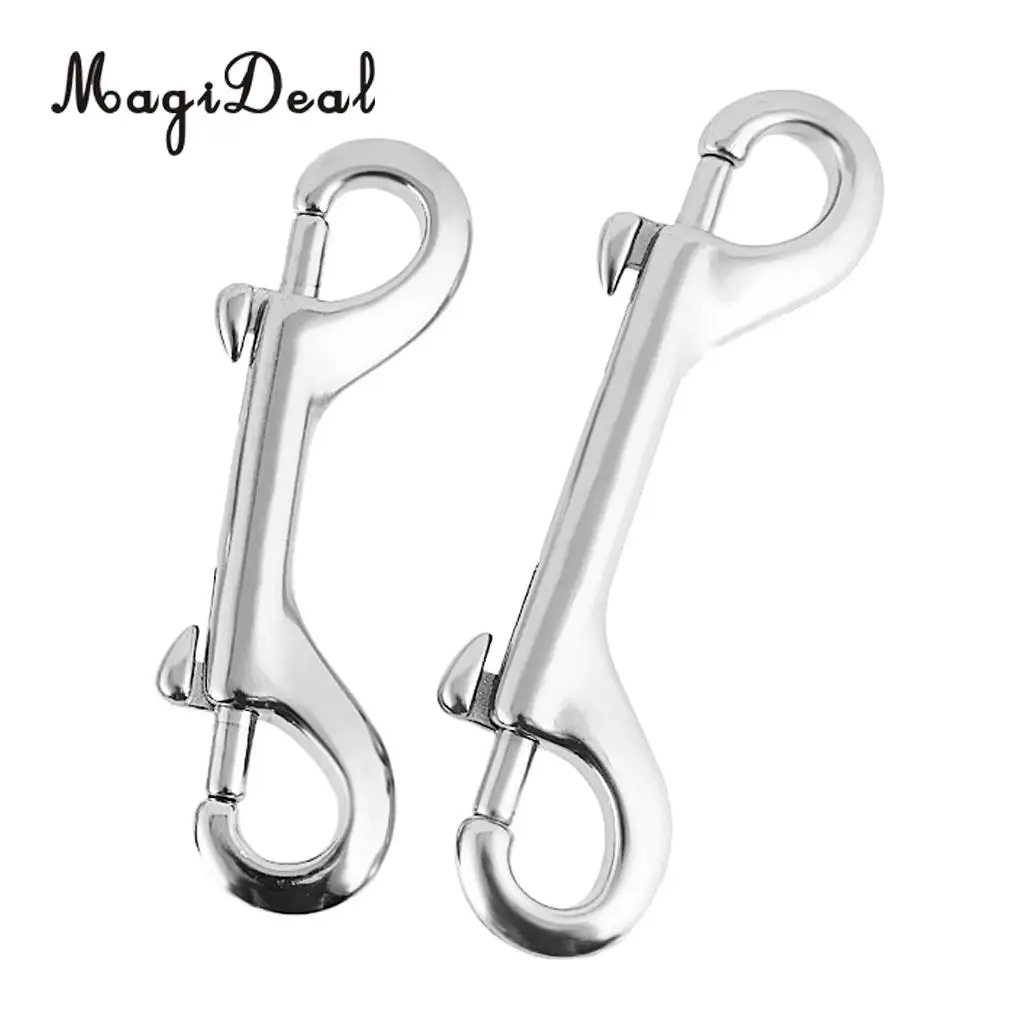 MagiDeal 2x Double Ended Trigger Snaps Hook Quick Release Hanging Clips