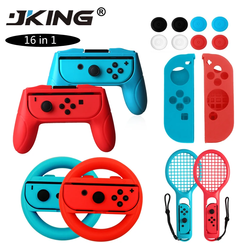 

JKING 2pieces/set Controller Grips Joy-Con Case For Nintend Switch Joy Con Handle NS N-Switch Game Console Accessories
