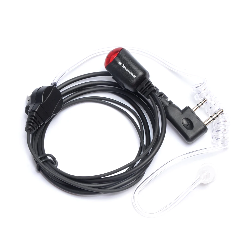 

Baofeng Accessories Headset Air Tube TK plug with indicate light headphone for Kenwood Baofeng Puxing Wouxun walkie talkie Radio