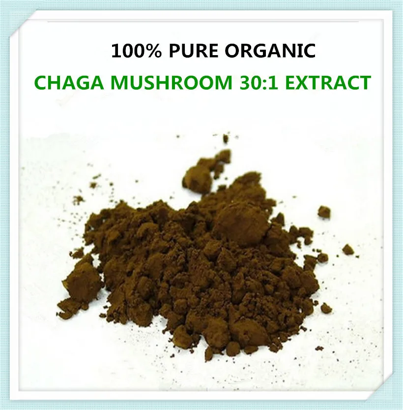 

100% PURE ORGANIC SIBERIA CHAGA MUSHROOM INONOTUS OBLIQUUS 30:1 POLYOSE EXTRACT, Super Powerful Antioxidant