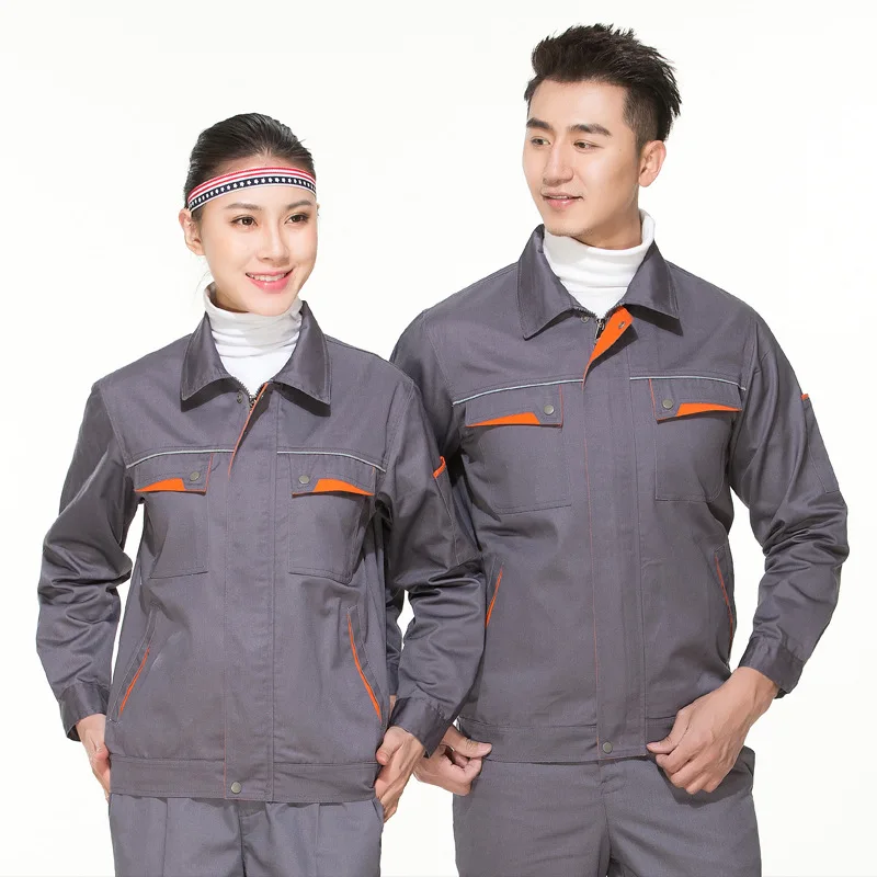 

Men Work Clothing Women Long Sleeve Coveralls Quick Dry Overalls for Worker Repairman Machine Auto Repair Electric Welding