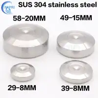 PAPRI 4PCS 29*8 39-8MM49x15MM 59-20MM Base Stainless Steel Feet Pad DISCS For DCA CD Player Speaker Stand Spikes Audio Amplifier