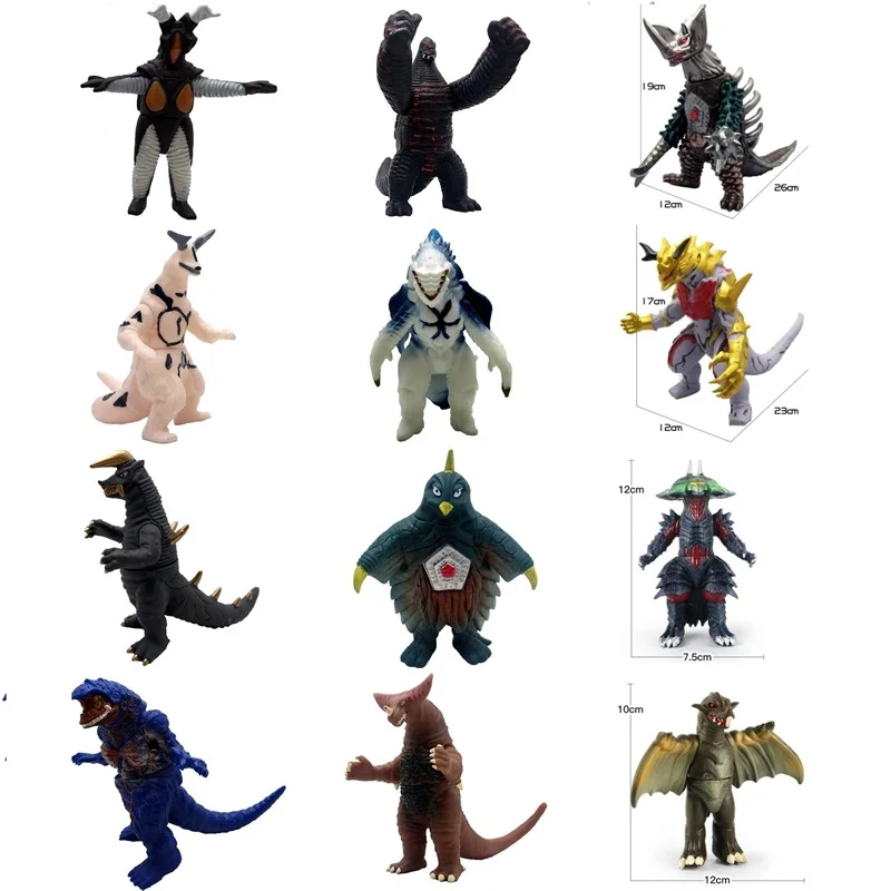 

13cm PVC Ultraman Belial Monster Zetton Gomora Red King Sheperdn Action figure model Quality Children's Toys Holiday gifts