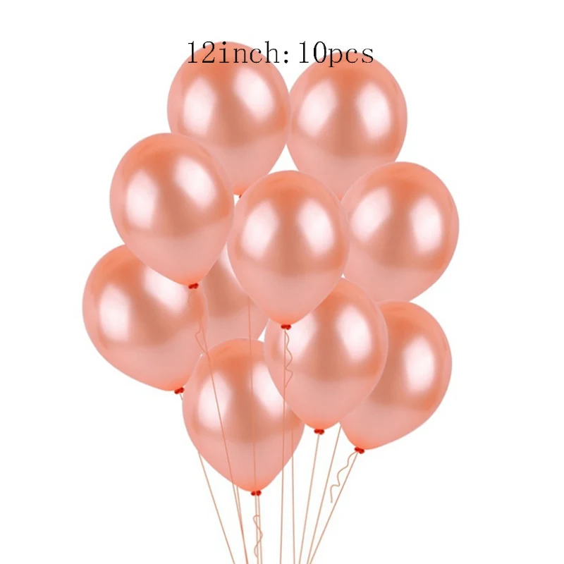 Воздушные шары из фольги с цифрами из розового золота, звездное сердце, Свадебный гелиевый баллон, воздушный шар, шары для дня рождения, украшения для детей - Цвет: style 1