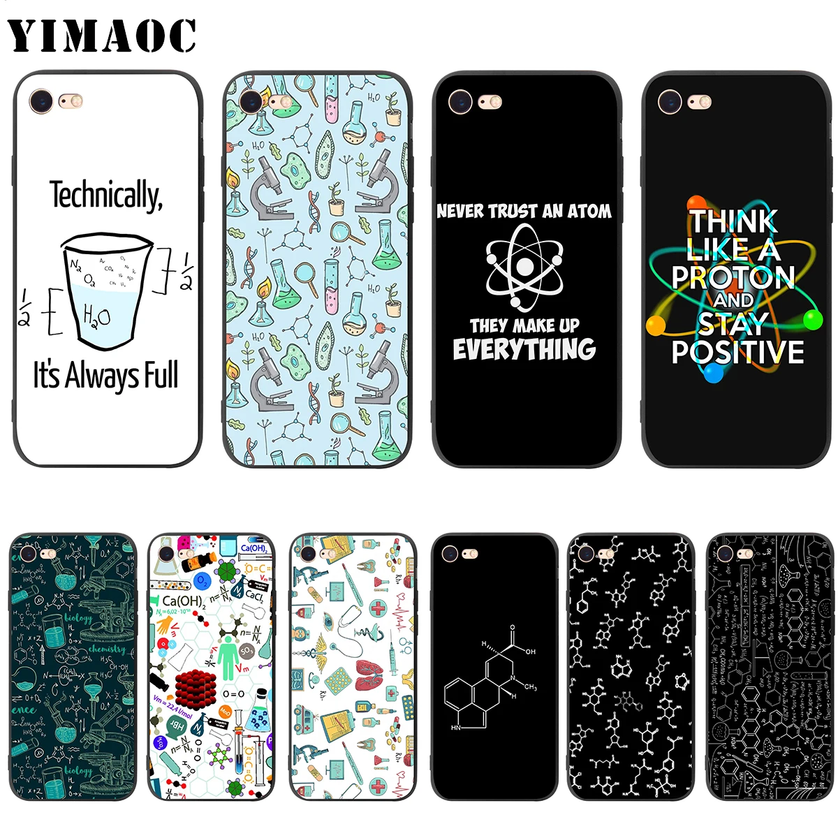 YIMAOC биология и химия мягкий чехол для Apple iPhone SE 2020 5 5s 6 6s 7 8 Plus XR X Xs 11 12 Pro Max mini |
