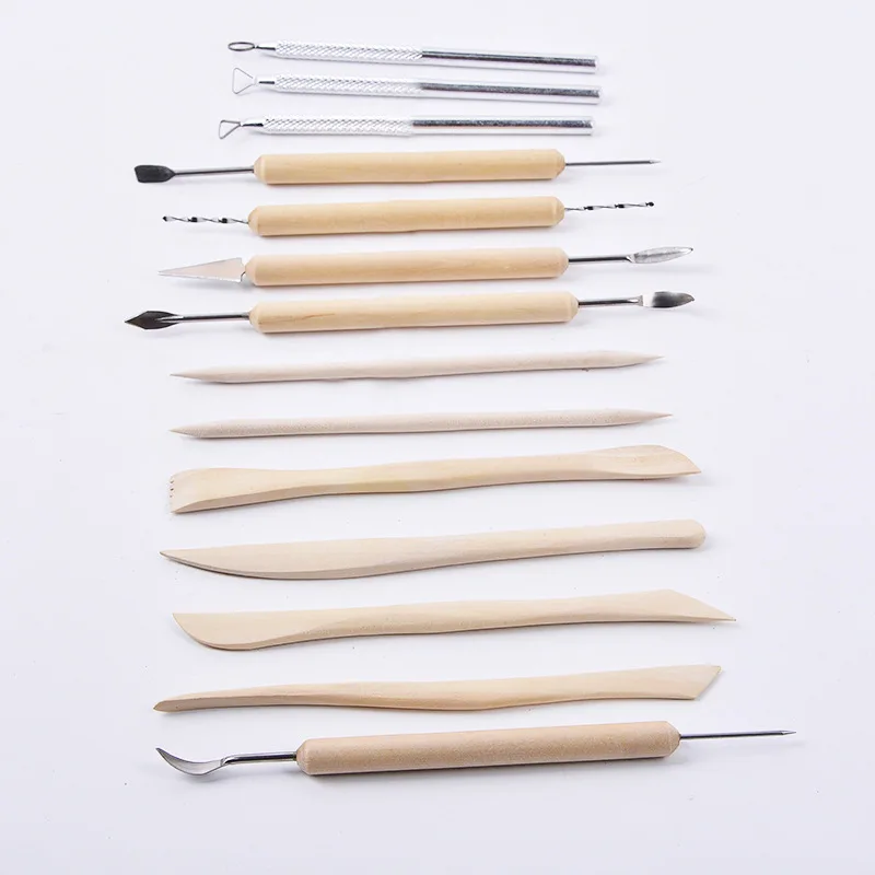 Beste Schilderen 14 stuks set van hardcover combinatie sculptuur zachte klei klei productie toolkit beginner art supplies
