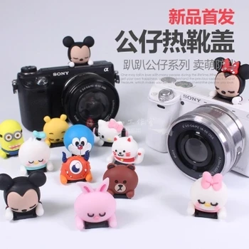 

New 3D Cartoon Disney Camera Flashlight Hot Shoe hotshoe cover For CANON 6D2 5D4 6D 80D 750D 800D 5DSR 200D 7D2 60D 1dX EOS R 1D