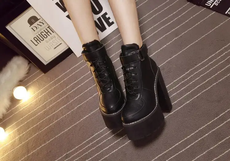 chunky heels boots (18)