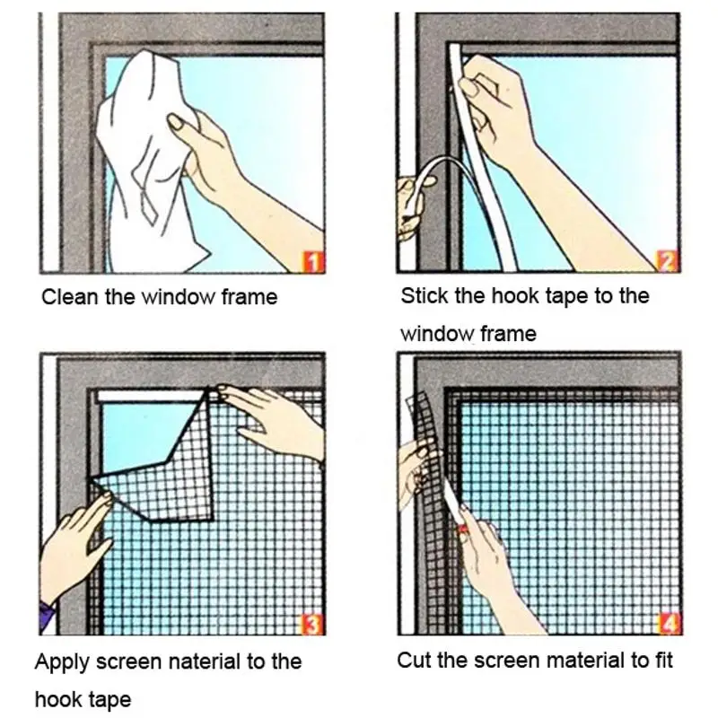 Противомоскитная сетка для кухни сетка на окно сетка экран анти-летающая сетка занавес протектор насекомых жуков мухи комары сетка на окно экран
