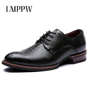 

Italy Style Men Dress Shoes Leather Casual Derby Shoes Luxury Fashion Formal Male Flats Classic Gentleman Business Oxford Shoes