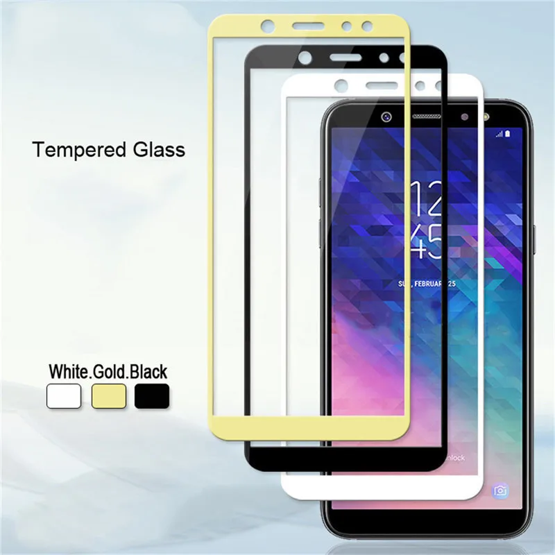 

Tempered Glass For Samsung Galaxy A6 2018 A6plus A600F Screen Protector on the For Samsung A6 Plus A6+ A 6 Protective Film Cover