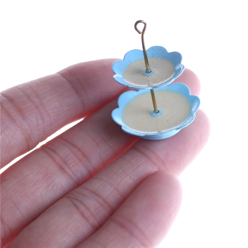 

1/12 Dollhouse Mini Dessert Rack Simulation Furniture Cake Stand Model Toys 3 X 2.2 Cm
