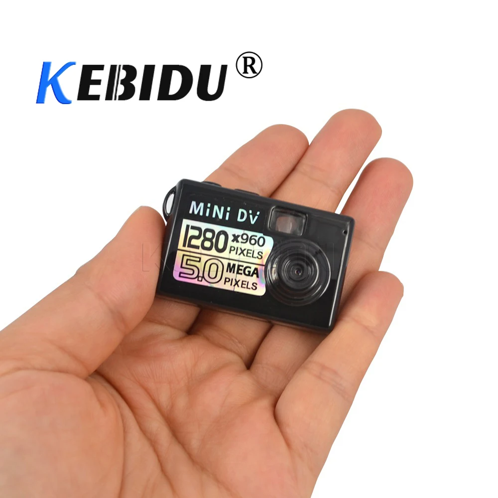 

kebidu 5MP HD Mini Video Recorder DV Digital Camera Camcorder Definition Ultra Webcam DVR Supports Micro SD/TF card up to 16GB