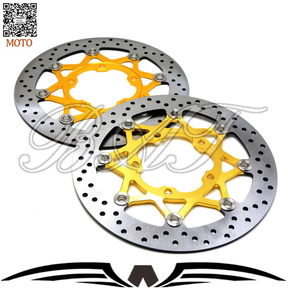 Motorcycle Front Brake Discs Rotor Aluminum alloy inner ring&Stainless steel outer ring For Suzuki GSXR1000 2005 2006 2007 2008