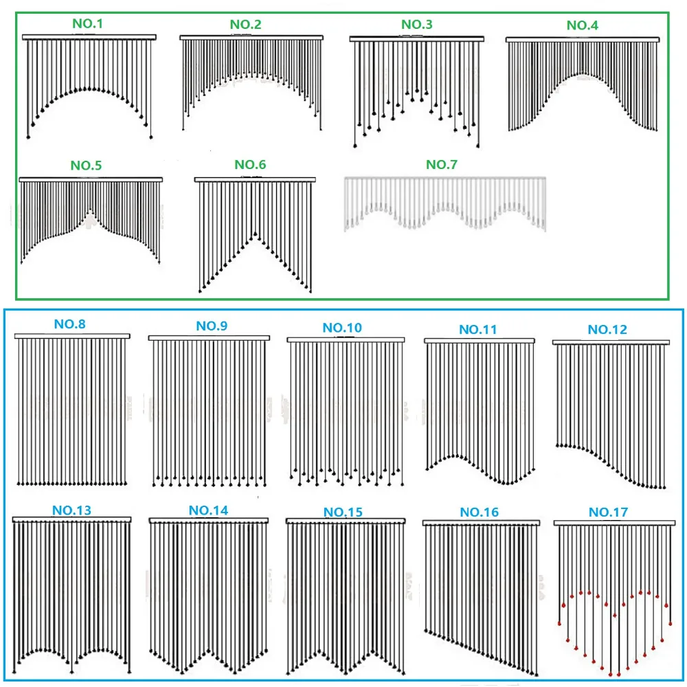 № 1 готовая занавеска 18 шт./лот, цветная оболочка, Хрустальная бусина, занавеска для двери, занавеска для крыльца, перегородка, Рождественское украшение 01