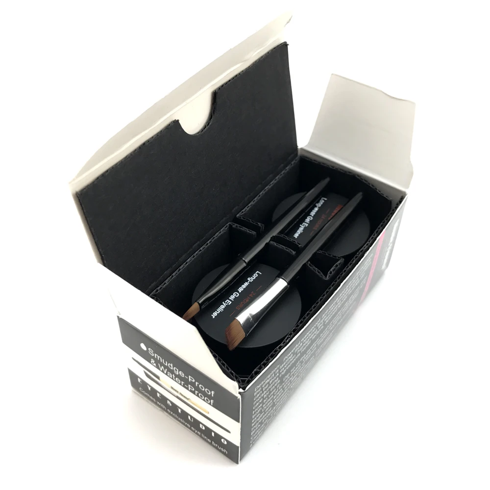 2 in 1 brown + black gel eyeliner make up free shipping waterproof freeshipping cosmetics set eye liner makeup eye 11