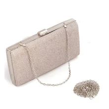 Женский вечерний клатч, клатч с бриллиантами и блестками, женский клатч с кристаллами, дневной клатч, сумочка для свадьбы, вечерние, для банкета, черный/золотой, серебряный, на двух цепочках