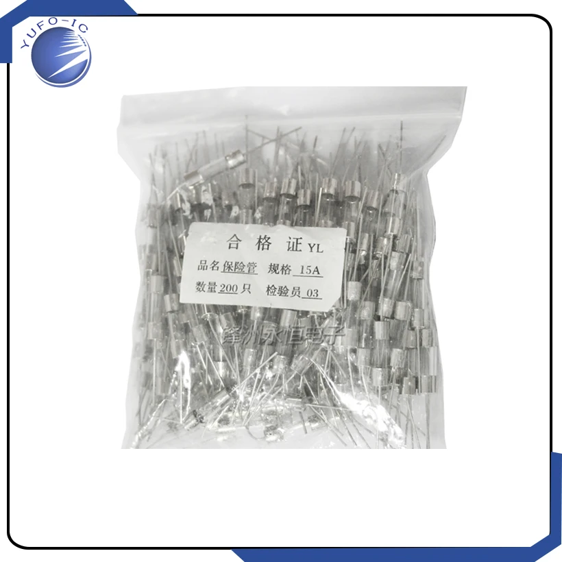 20PCS/LOT 250V1A 5X20 Glass Fuse Axial Lead Fuse Wire 5*20MM Quick Fast Blow F1A 250V 1A
