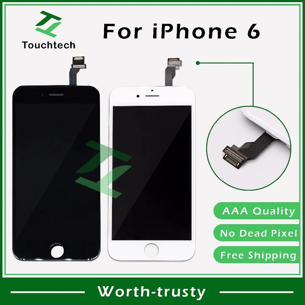 Prix pour Qualité AAA Affichage Pantalla iPhone Clone Pour iPhone 6 LCD Écran avec Écran Tactile Assemblée Remplacement Blanc/Noir Libre de DHL Prix pour Qualité AAA Affichage Pantalla iPhone Clone Pour iPhone 6 LCD Écran avec Écran Tactile Assemblée Remplacement Blanc/Noir Libre de DHL