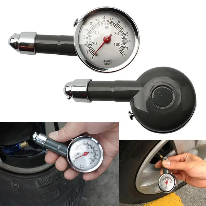 High Precision Car Tire Pressure Gauge Manometer Mini Dial AUTO Air