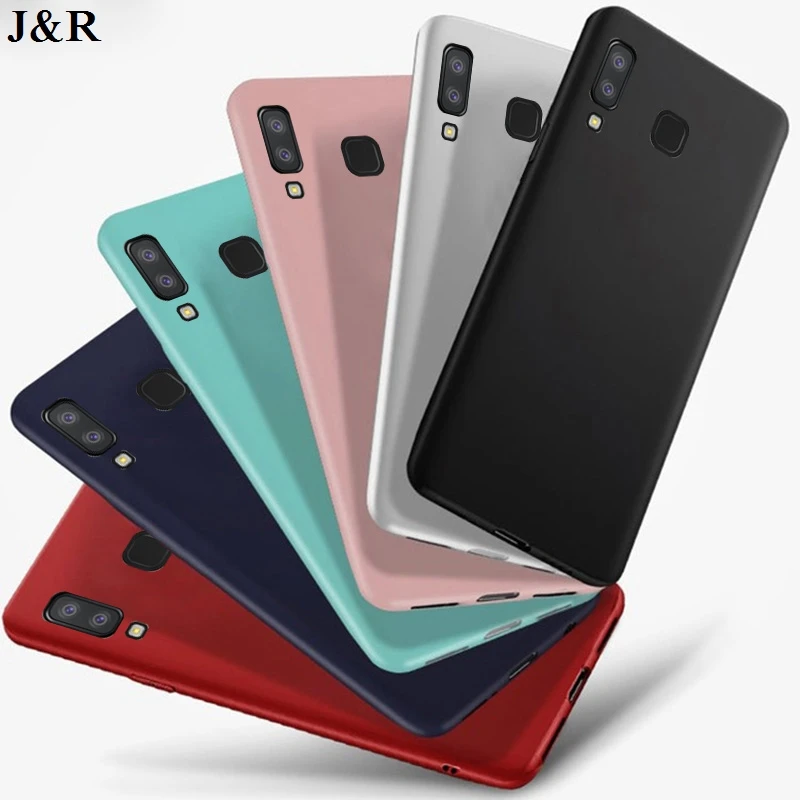 

J&R For Samsung Galaxy A8 Star A9 Star Case Silicone Luxury Slim Soft Matte TPU Phone Cover For Samsung A9 Star G8850 Cases