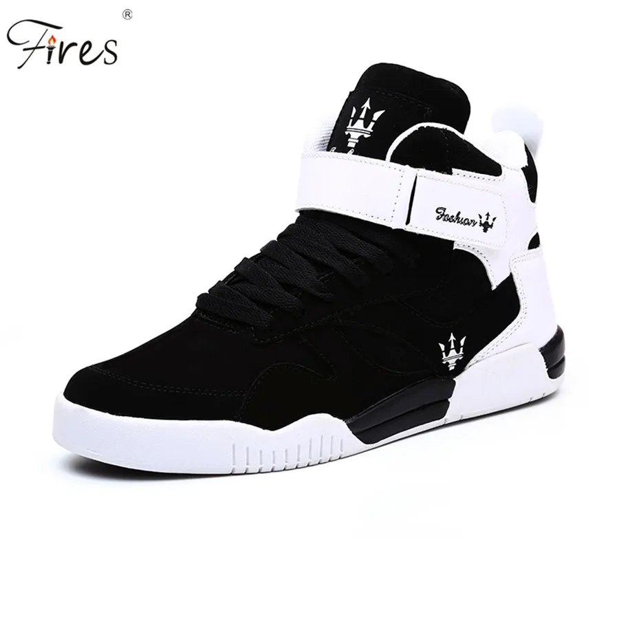 

Fires 2018 Flat Sport Shoes Men High Top Running Shoes For Men Lace up Outdoor Walking Sneakers Men Zapatillas Hombre Deportiva
