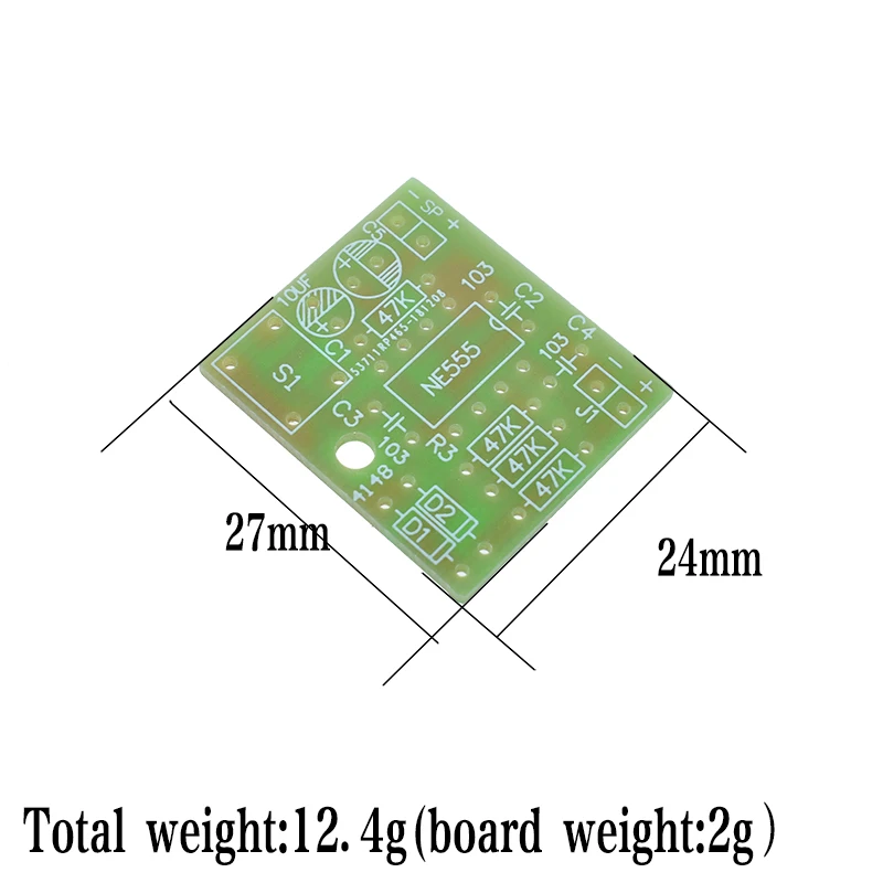 NE555 дверной звонок набор электронного производства дверной звонок Набор DIY Набор Ding dong дверной Звонок PCB сварочная лаборатория