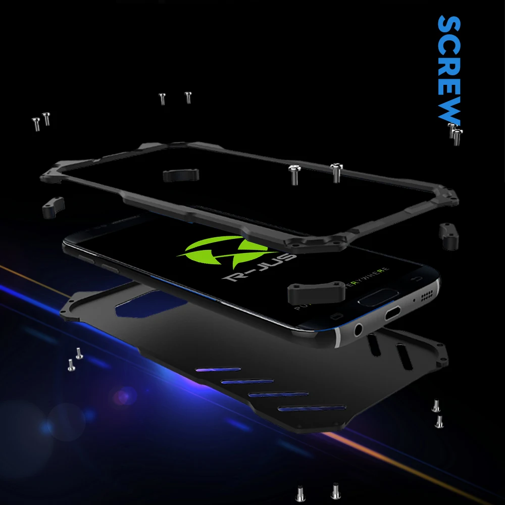 imágenes para R-JUST Batman Metal De Aluminio A Prueba de Choques Anti-Scratch Resistente Al Aire Libre Borde Caso Pata de cabra para Samsung Galaxy S6 S7 S8 S8 + Plus imágenes para R-JUST Batman Metal De Aluminio A Prueba de Choques Anti-Scratch Resistente Al Aire Libre Borde Caso Pata de cabra para Samsung Galaxy S6 S7 S8 S8 + Plus