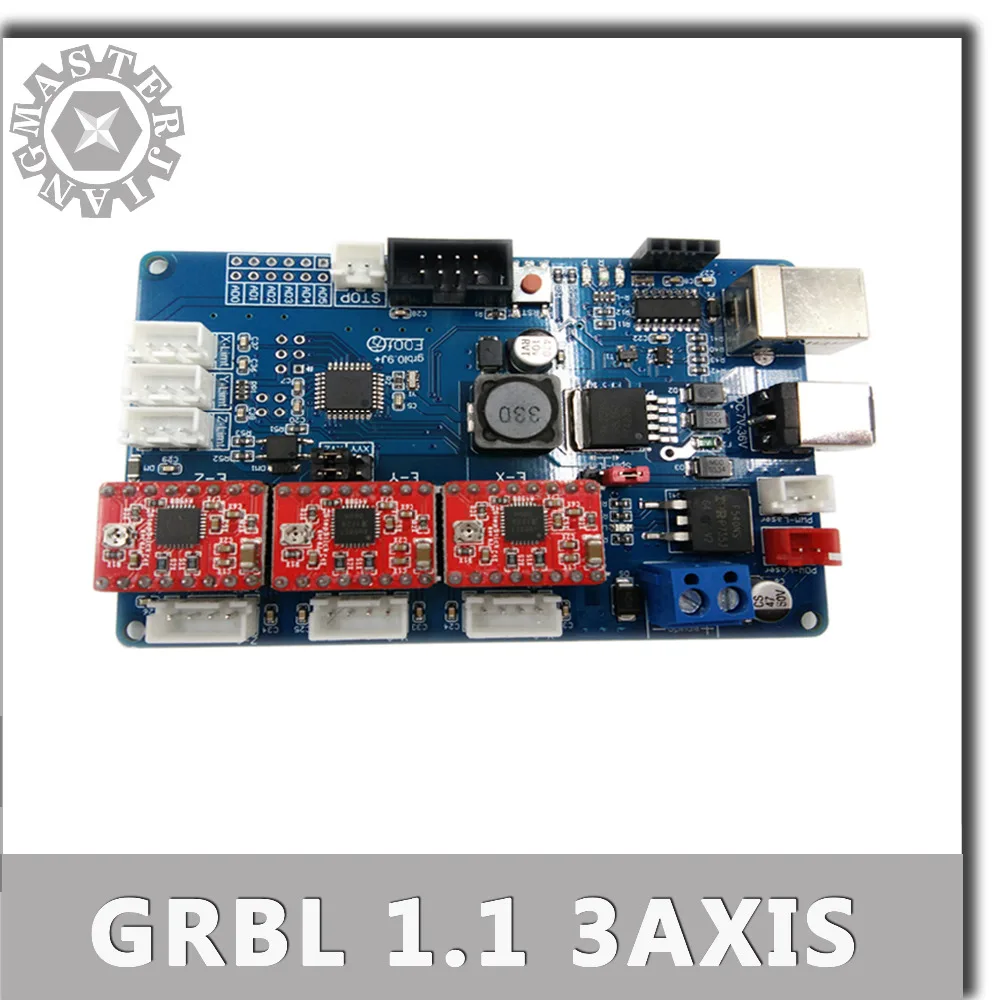 Гравировальный станок с ЧПУ GRBL 1 XYZ автономный/GRBL 0 9 USB порт плата управления 3