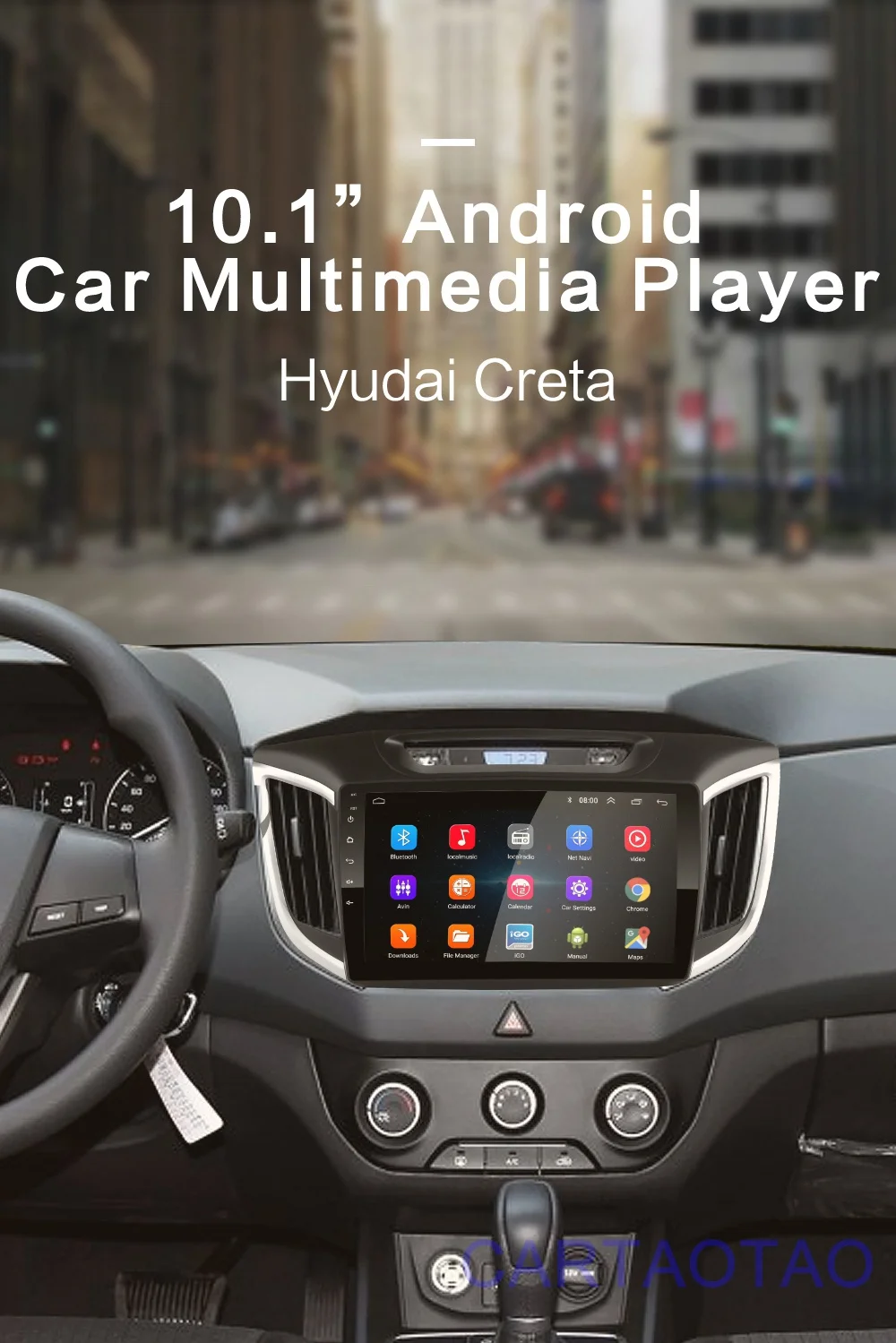 2G+ 32G 10," 2din Android 8,1 GO автомобильный dvd-плеер для hyundai Creta IX25 автомобильный Радио gps навигация wifi Bluetooth MP5 плеер