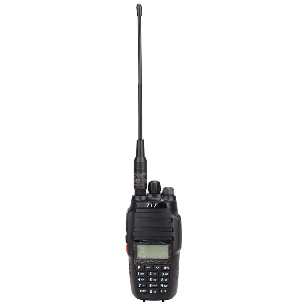 Diamond RH-701 SMA-M мужской двухдиапазонный UHF/VHF144/430 МГц антенна для Baofeng Yaesu TYT TH-UV8000D/E Wouxun KG-UV8D/9D двухканальные рации