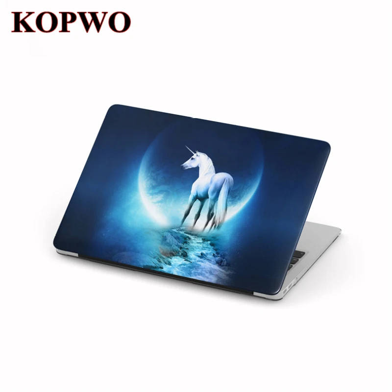 KOPWO Unicorn Series Unicorn Notebook Cover Laptop Protective Case for New Apple Macbook Air Pro 11 12 13.3 15 Inch A1708 A1707