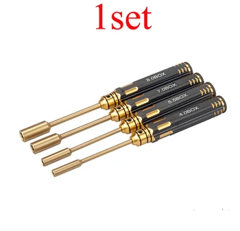 

1Set HSS 4.0mm 5.5mm 7.0mm 8.0mm Inner Hex Sleeve Tool Socket Driver Screwdriver for M2 M3 M4 M5 Nut RC Aircraft Car Repair Tool