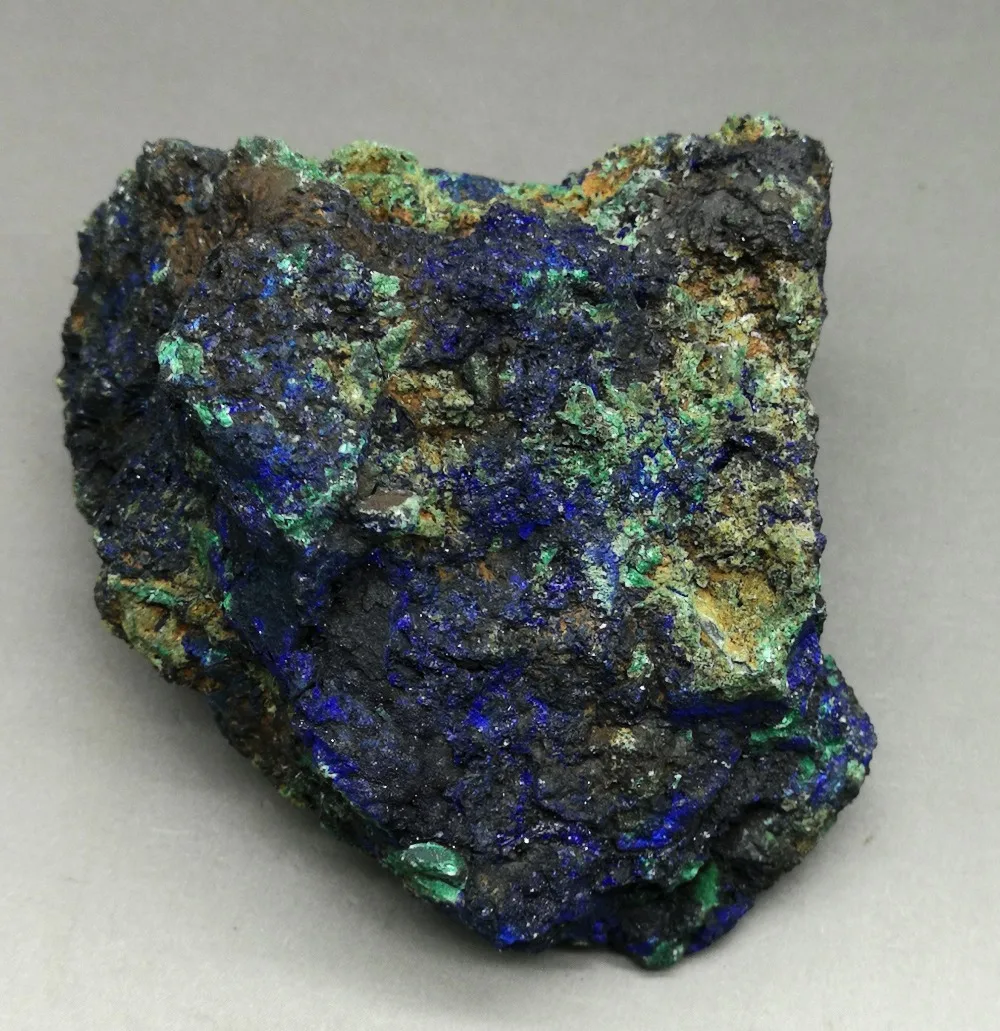 

135g Natural stone and crystal azurite / malachite symbiotic mineral crystal healing crystals Collection ornamental stone