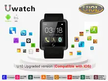 U Bluetooth Smart Watch U10L Armbanduhr Leben Wasserdicht Smartwatch Für IOS Andriod Smartphone Schrittzähler Multi Farbe 2016