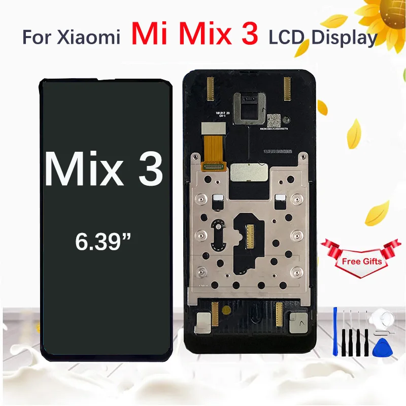 6,3" для Xiaomi mi x 3 Amoled ЖК-дисплей с сенсорным экраном дигитайзер в сборе с рамкой для Xiaomi mi x3 lcd запасная часть