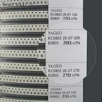 

0805 SMD Resistor and Kondensator Sample Book Full Version