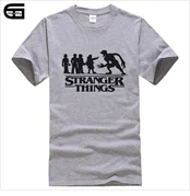 New Street Brand Stranger Things T Shirt Men Funny Strange Demogorgon T-shirt Summer Short Sleeve Print Tee Male Clothing T214