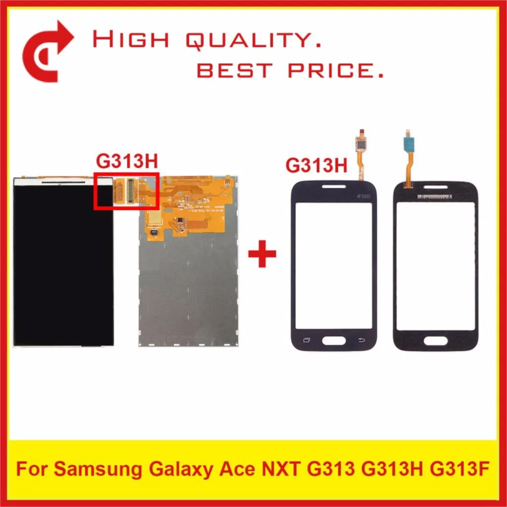 Высокое качество 4," для samsung Galaxy DUOS Ace NXT G313 G313H G313F ЖК-дисплей с сенсорным экраном дигитайзер сенсорная панель