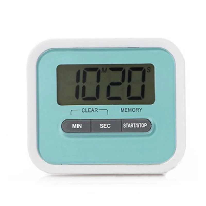 cheap Magnet Refrigerator Sticker Led Digital Alarm Clock Kitchen Timer Cooking Positive And Negative Timing Countdown Lcd Four color