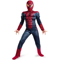 Spiderman Costume Movie Homecoming with Muscles for Kids 1
