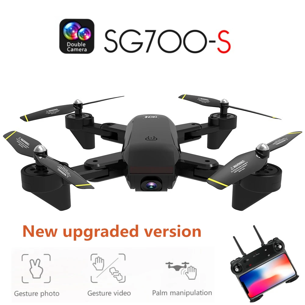 SG700 S RC Квадрокоптер с камерой 1080 P Wifi FPV складной селфи Дрон оптический поток